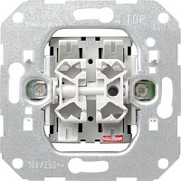 Выключатель без накладки без рамки Gira System55 2-кл.